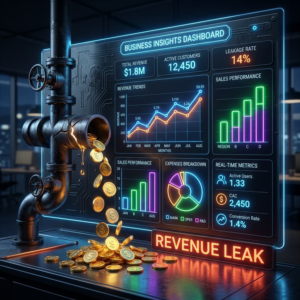 7 Revenue Leaks Quietly Draining Your Business (And How AI Can Stop Them)